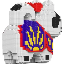 Jekca - Inu Hariko 01 - Big - Lego - Sculpture - Construction - 4D - Brick Animals - Toys - Avvenice