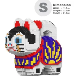 Jekca - Inu Hariko 01 - Lego - Sculpture - Construction - 4D - Brick Animals - Toys - Avvenice