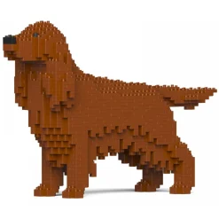 Jekca - Irish Setter 01S - Lego - Sculpture - Construction - 4D - Brick Animals - Toys - Avvenice