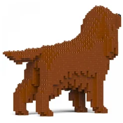 Jekca - Irish Setter 01S - Lego - Sculpture - Construction - 4D - Brick Animals - Toys - Avvenice