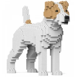 Jekca - Jack Russell Terrier 01-M03 - Big - Lego - Sculpture - Construction - 4D - Brick Animals - Toys - Avvenice
