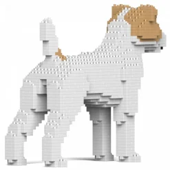 Jekca - Jack Russell Terrier 01-M03 - Big - Lego - Sculpture - Construction - 4D - Brick Animals - Toys - Avvenice