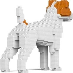 Jekca - Jack Russell Terrier 01-M01 - Big - Lego - Sculpture - Construction - 4D - Brick Animals - Toys - Avvenice