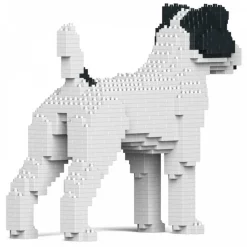 Jekca - Jack Russell Terrier 01-M02 - Big - Lego - Sculpture - Construction - 4D - Brick Animals - Toys - Avvenice