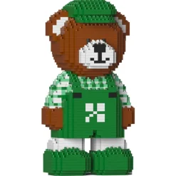 Jekca - Jekca Bear (Irish) 01 - Lego - Sculpture - Construction - 4D - Brick Animals - Toys - Avvenice