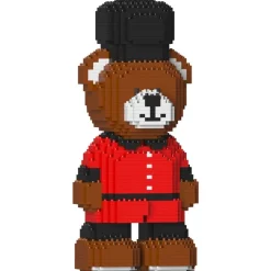 Jekca - Jekca Bear (King’s Guard) 01 - Lego - Sculpture - Construction - 4D - Brick Animals - Toys - Avvenice