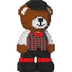 Jekca - Jekca Bear (Welsh) 01 - Lego - Sculpture - Construction - 4D - Brick Animals - Toys - Avvenice