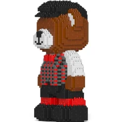 Jekca - JEKCA Bear (Welsh) 01 - Big - Lego - Sculpture - Construction - 4D - Brick Animals - Toys - Avvenice