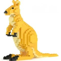 Jekca - Kangaroo 01 - Big - Lego - Sculpture - Construction - 4D - Brick Animals - Toys - Avvenice
