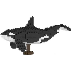 Jekca - Killer Whale 01 - Big - Lego - Sculpture - Construction - 4D - Brick Animals - Toys - Avvenice