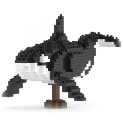 Jekca - Killer Whale 01 - Big - Lego - Sculpture - Construction - 4D - Brick Animals - Toys - Avvenice