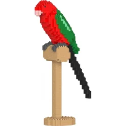 Jekca - King Parrot 01S - Lego - Sculpture - Construction - 4D - Brick Animals - Toys - Avvenice