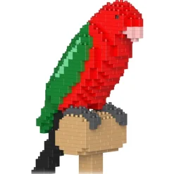 Jekca - King Parrot 01S - Lego - Sculpture - Construction - 4D - Brick Animals - Toys - Avvenice