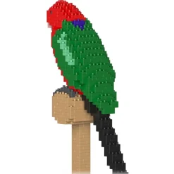 Jekca - King Parrot 01S - Lego - Sculpture - Construction - 4D - Brick Animals - Toys - Avvenice
