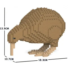 Jekca - Kiwi 01S - Lego - Sculpture - Construction - 4D - Brick Animals - Toys - Avvenice