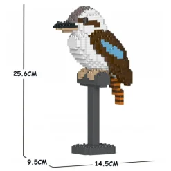 Jekca - Kookaburra 01S-M01 - Lego - Sculpture - Construction - 4D - Brick Animals - Toys - Avvenice