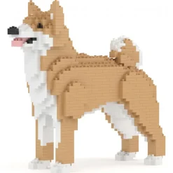 Jekca - Korean Jindo 01 - Big - Lego - Sculpture - Construction - 4D - Brick Animals - Toys - Avvenice
