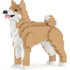 Jekca - Korean Jindo 01 - Lego - Sculpture - Construction - 4D - Brick Animals - Toys - Avvenice