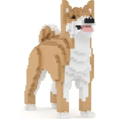 Jekca - Korean Jindo 01 - Lego - Sculpture - Construction - 4D - Brick Animals - Toys - Avvenice