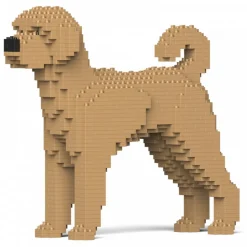 Jekca - Labradoodle 01-M02 - Big - Lego - Sculpture - Construction - 4D - Brick Animals - Toys - Avvenice