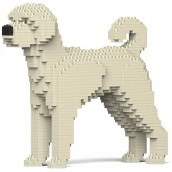 Jekca - Labradoodle 01-M01 - Big - Lego - Sculpture - Construction - 4D - Brick Animals - Toys - Avvenice