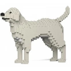 Jekca - Labrador Retriever 01-M06 - Big - Lego - Sculpture - Construction - 4D - Brick Animals - Toys - Avvenice