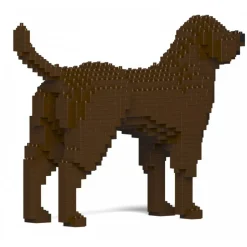 Jekca - Labrador Retriever 01-M05 - Big - Lego - Sculpture - Construction - 4D - Brick Animals - Toys - Avvenice