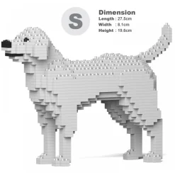 Jekca - Labrador Retriever 01S-M02 - Lego - Sculpture - Construction - 4D - Brick Animals - Toys - Avvenice