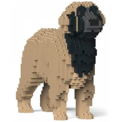 Jekca - Leonberger 01S-M02 - Lego - Sculpture - Construction - 4D - Brick Animals - Toys - Avvenice
