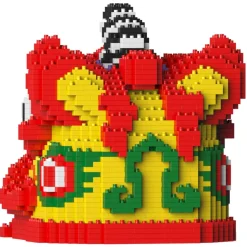 Jekca - Lion Dance Head 01 - Big - Lego - Sculpture - Construction - 4D - Brick Animals - Toys - Avvenice