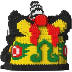 Jekca - Lion Dance Head 02 - Big - Lego - Sculpture - Construction - 4D - Brick Animals - Toys - Avvenice