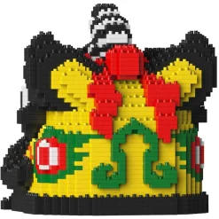 Jekca - Lion Dance Head 02 - Lego - Sculpture - Construction - 4D - Brick Animals - Toys - Avvenice
