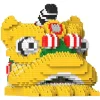 Jekca - Lion Dance Head 03 - Lego - Sculpture - Construction - 4D - Brick Animals - Toys - Avvenice