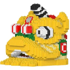 Jekca - Lion Dance Head 03 - Lego - Sculpture - Construction - 4D - Brick Animals - Toys - Avvenice