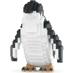 Jekca - Little Penguin 01 - Big - Lego - Sculpture - Construction - 4D - Brick Animals - Toys - Avvenice