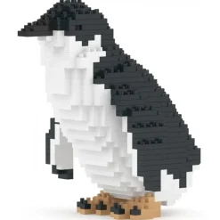 Jekca - Little Penguin 01 - Lego - Sculpture - Construction - 4D - Brick Animals - Toys - Avvenice
