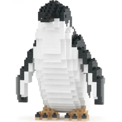 Jekca - Little Penguin 01 - Lego - Sculpture - Construction - 4D - Brick Animals - Toys - Avvenice