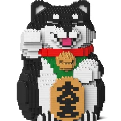 Jekca - Lucky Shiba Inu 01-M02 - Lego - Sculpture - Construction - 4D - Brick Animals - Toys - Avvenice