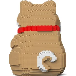 Jekca - Lucky Shiba Inu 01-M01 - Big - Lego - Sculpture - Construction - 4D - Brick Animals - Toys - Avvenice
