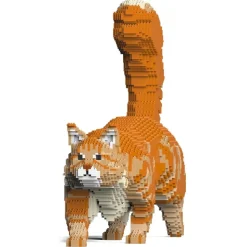 Jekca - Maine Coon 02S-M01 - Lego - Sculpture - Construction - 4D - Brick Animals - Toys - Avvenice