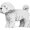 Jekca - Maltese 01 - Big - Lego - Sculpture - Construction - 4D - Brick Animals - Toys - Avvenice