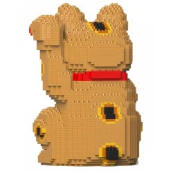 Jekca - Maneki Neko 01S-M02 - Lego - Sculpture - Construction - 4D - Brick Animals - Toys - Avvenice