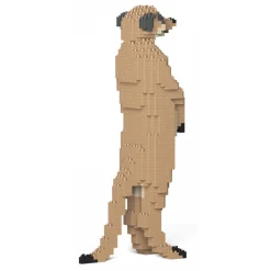 Jekca - Meerkat 01S - Lego - Sculpture - Construction - 4D - Brick Animals - Toys - Avvenice