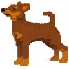 Jekca - Miniature Pinscher 01-M02 - Big - Lego - Sculpture - Construction - 4D - Brick Animals - Toys - Avvenice