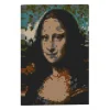 Jekca - Mona Lisa Brick Painting 02S - Lego - Sculpture - Construction - 4D - Brick Animals - Toys - Avvenice