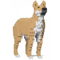 Jekca - Mongrel 01-M01 - Big - Lego - Sculpture - Construction - 4D - Brick Animals - Toys - Avvenice