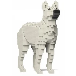 Jekca - Mongrel 01-M03 - Big - Lego - Sculpture - Construction - 4D - Brick Animals - Toys - Avvenice
