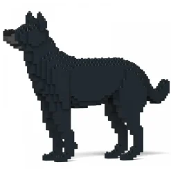 Jekca - Mongrel 01S-M02 - Lego - Sculpture - Construction - 4D - Brick Animals - Toys - Avvenice