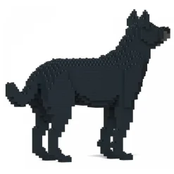 Jekca - Mongrel 01S-M02 - Lego - Sculpture - Construction - 4D - Brick Animals - Toys - Avvenice