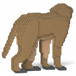 Jekca - Monkey 01 - Big - Lego - Sculpture - Construction - 4D - Brick Animals - Toys - Avvenice